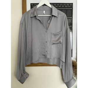Silver Glam button-up